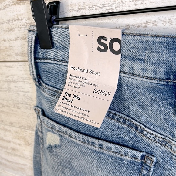 SO Super High Rise Boyfriend Shorts | SIZE 3/26W - Picture 7 of 7